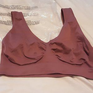 New Rhonda Shear Womens Ahh Bra 9588 sz:3X, Rose Smoke